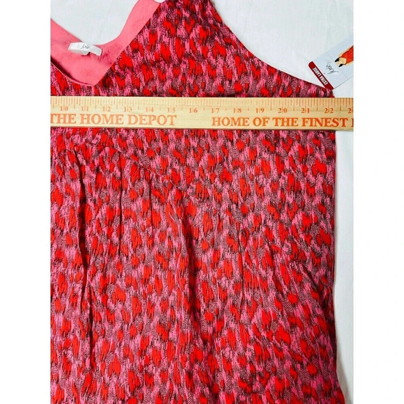 Joie Maxi Dress XL Tiered Boho Cottagecore Flowy Breathable Woven Tea Rose Beach - Picture 9 of 11